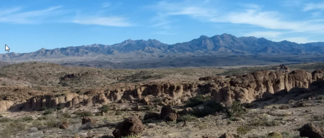 Monolith Garden Loop Trail Kingman Arizona